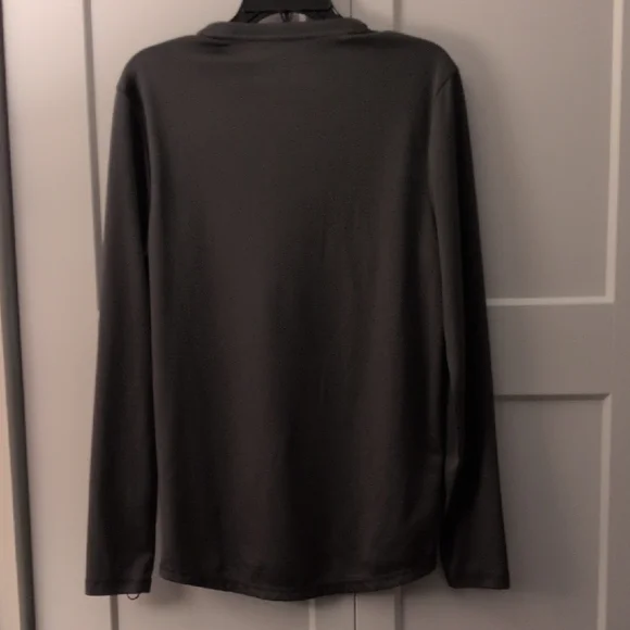 Wrangler Long-Sleeve Crew Pocket Shirt -grey - Picture 7 of 9